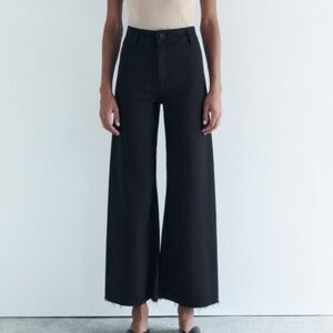 Zara ZW MARINE STRAIGHT HIGH RISE JEANS